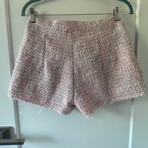 Pastel Pink Sugar Tweed Sugar Thrillz Shorts